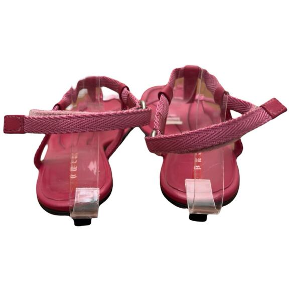 PRADA Women’s Pink Kitten Heel Sandals Size 38.5 - Picture 7 of 12